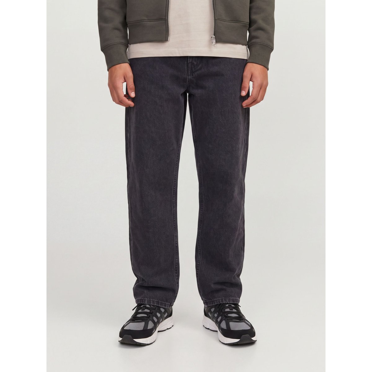 Jean Baggy Fit black denim, JACK & JONES JUNIOR