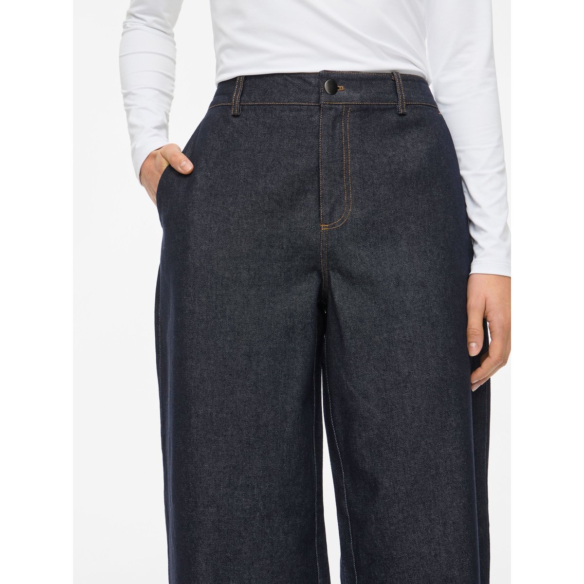 Jean Large bleu - dark blue denim1, VILA