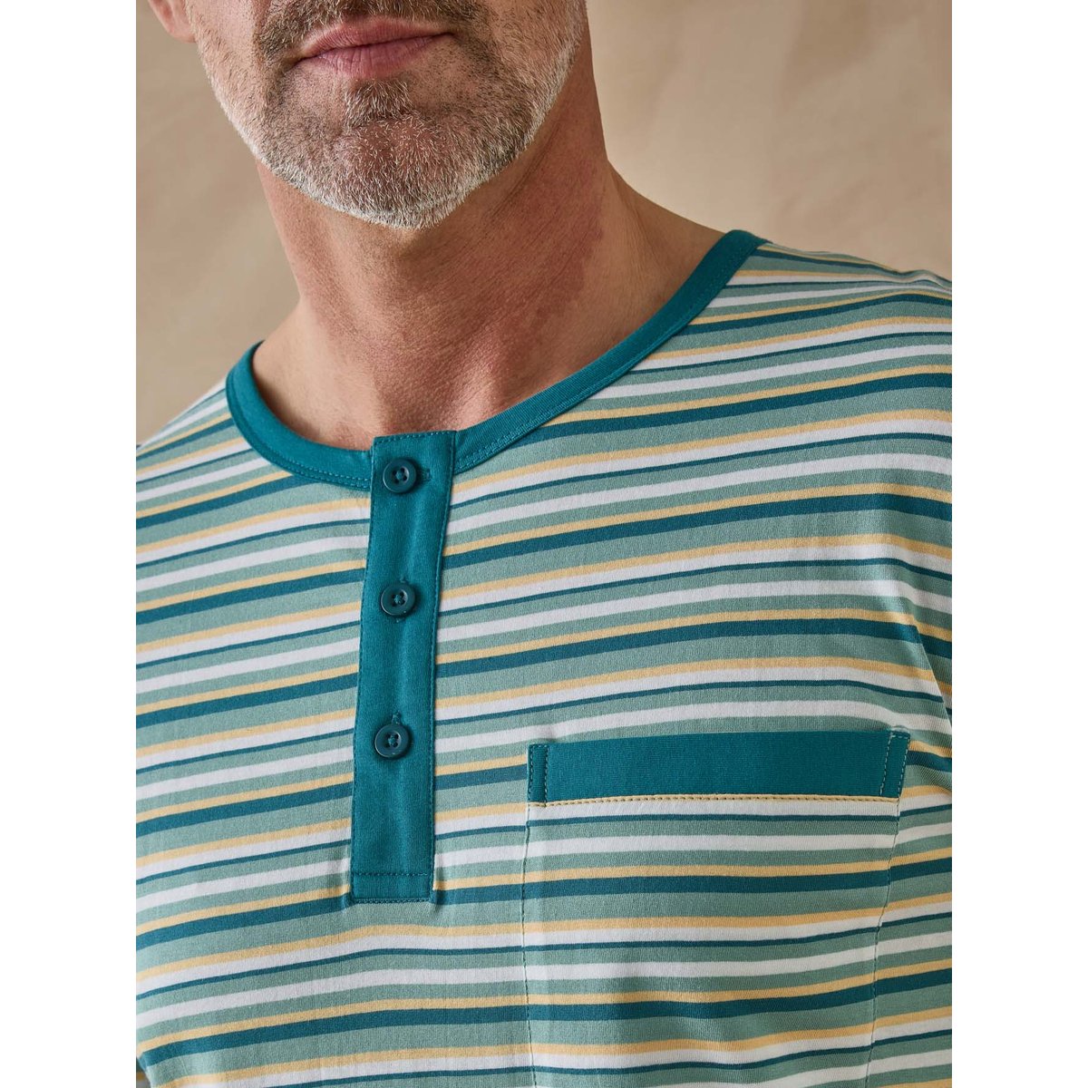 Pyjama en jersey 100% coton vert, DAXON