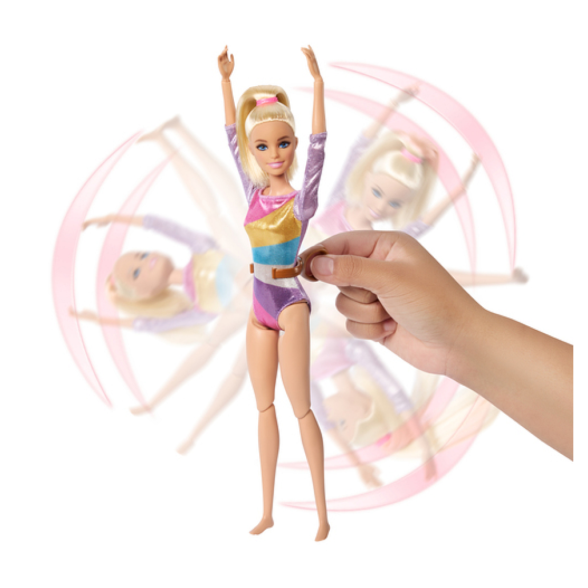 Barbie Coffret Gymnastique beige, MATTEL