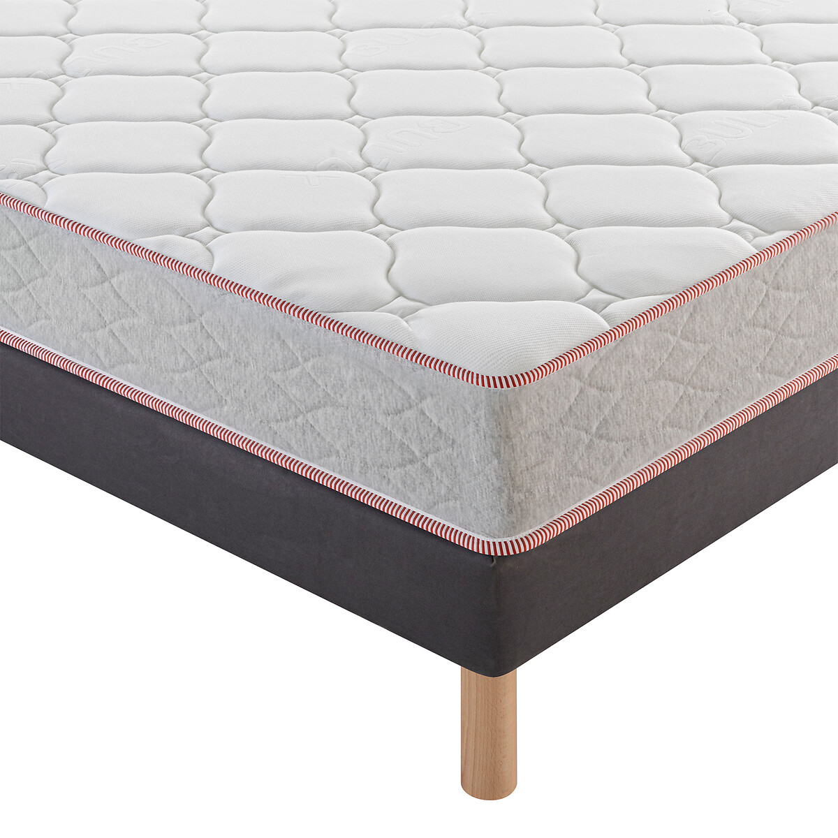 Bultex primo schuimmatras 20 cm, Succès wit/mêleegrijs, BULTEX