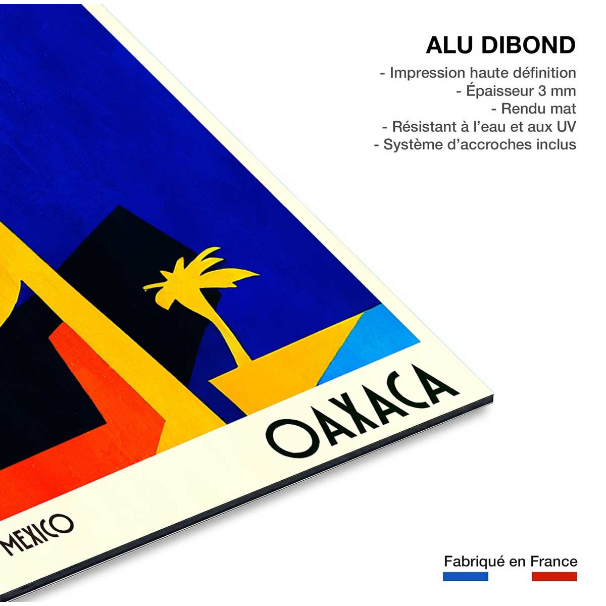 Tableau palmiers oaxaca mexico tableau alu dibond, HEXOA