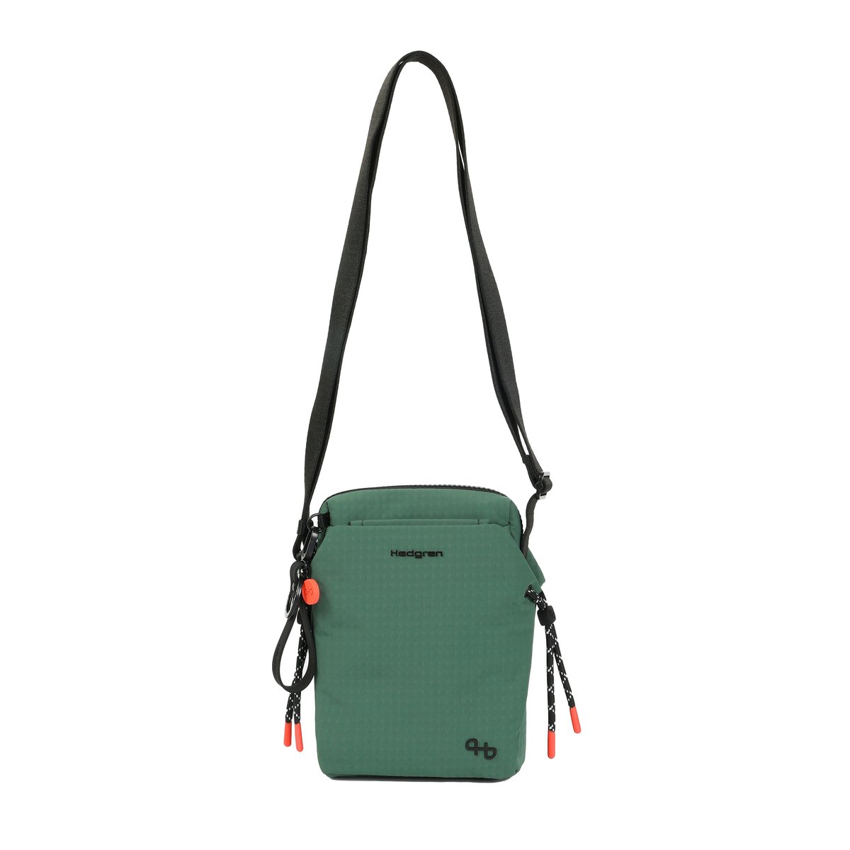 Sac bandoulière compact avec poche bouteille vert, HEDGREN