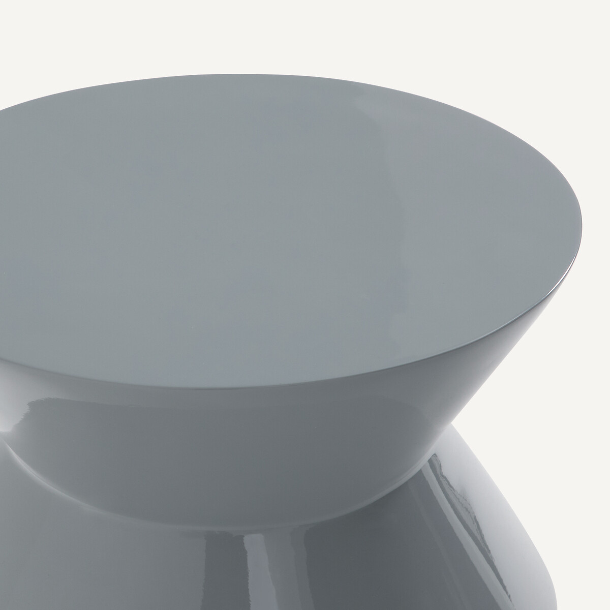 Talou Sculpted Side Table with A Lacquered Finish grey-blue, AM.PM