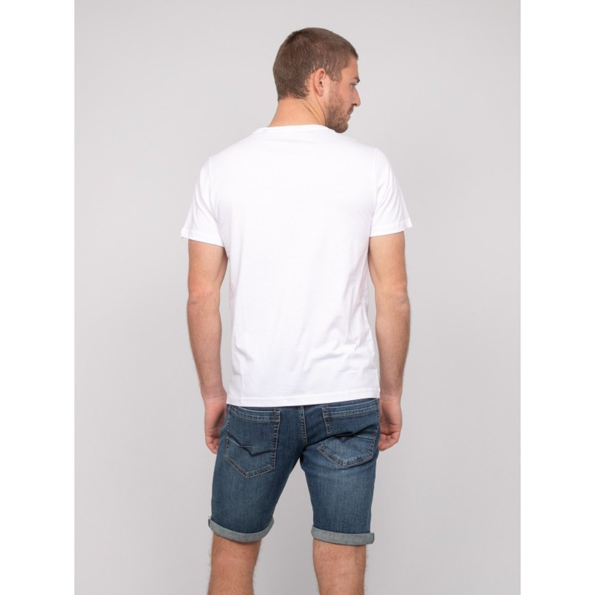 T-shirt Coton Motifs Neliote blanc, RITCHIE