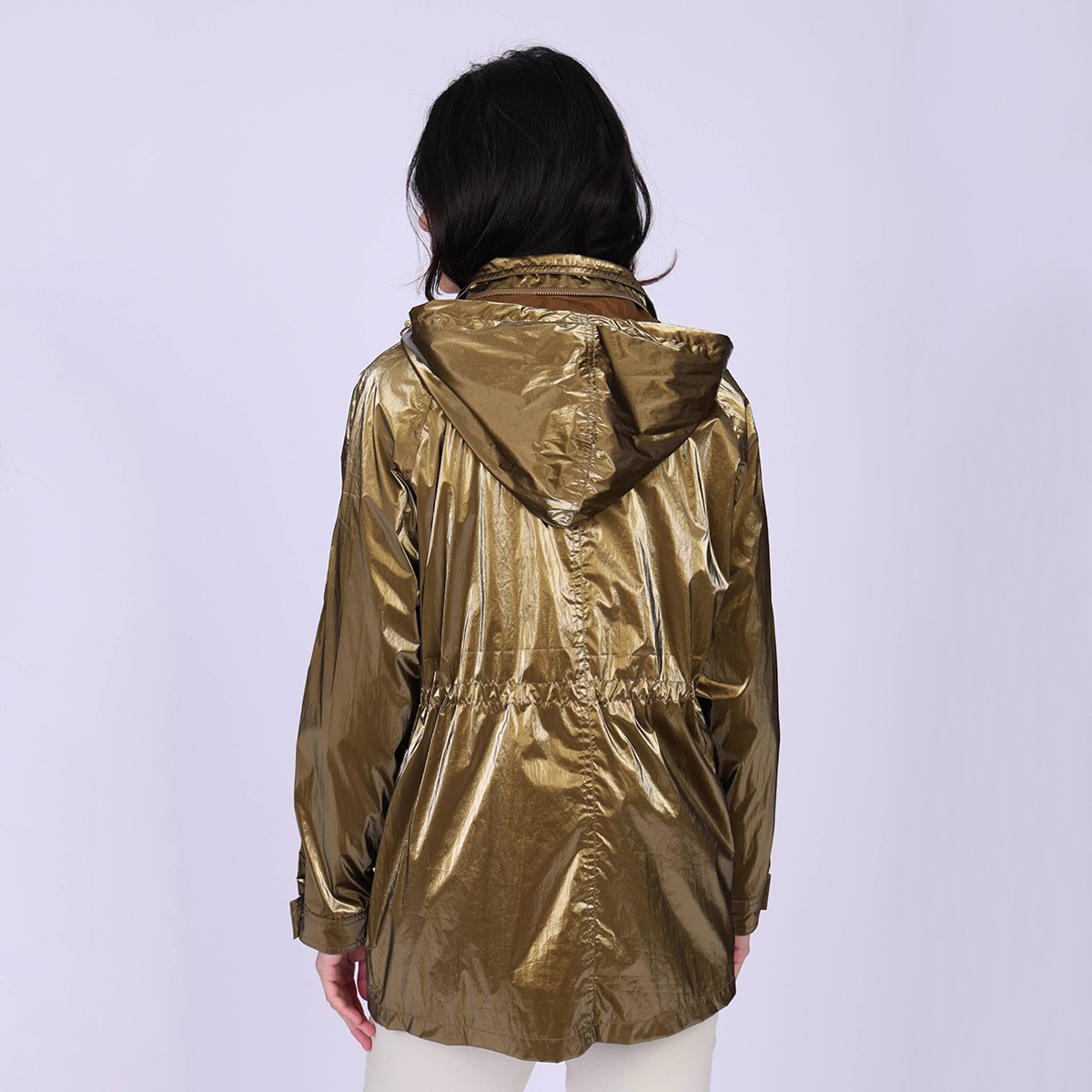 Parka Dorine camel, MISE AU GREEN