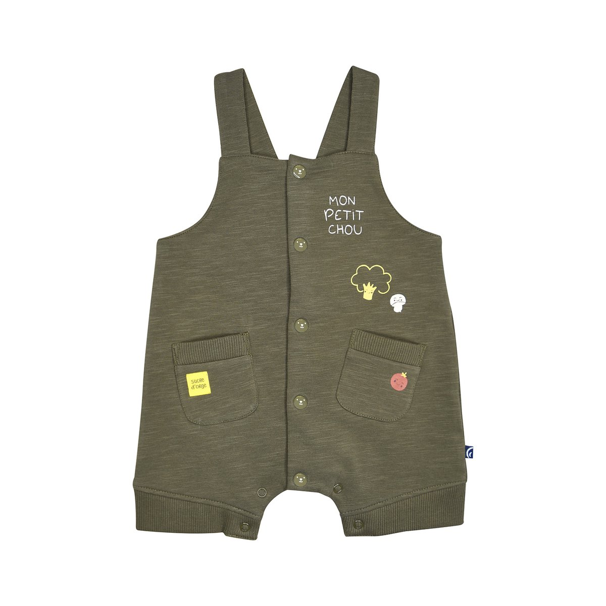 Tshirt salopette nolan maille court naissance vert, SUCRE D'ORGE