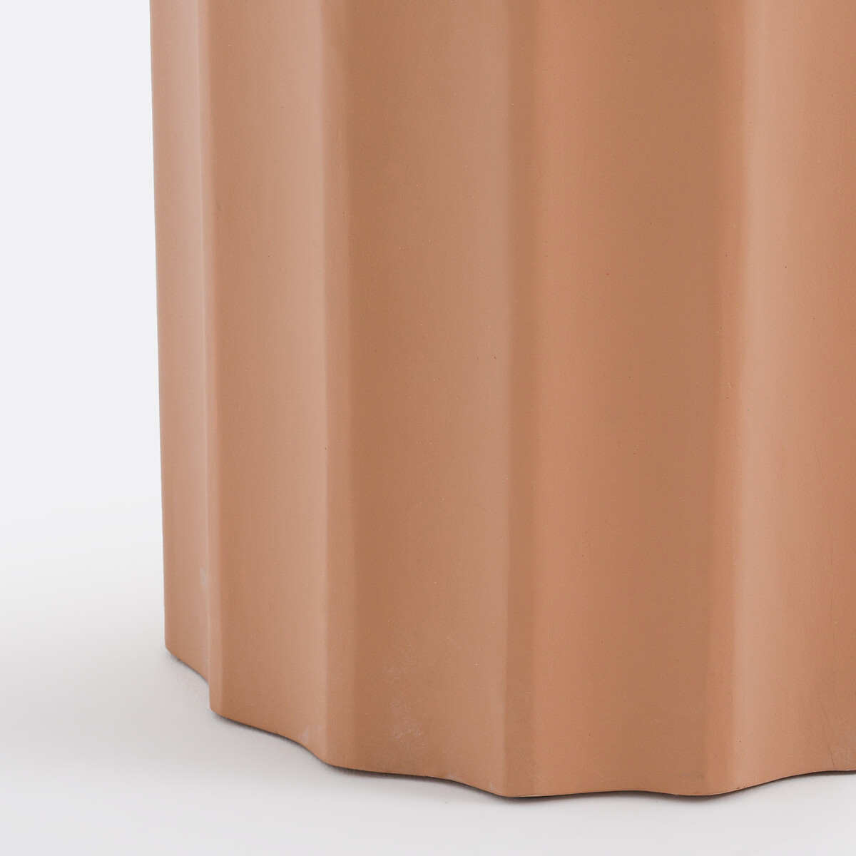 Bijzettafeltje van cementvezel, Mannira terracotta   , LA REDOUTE INTERIEURS