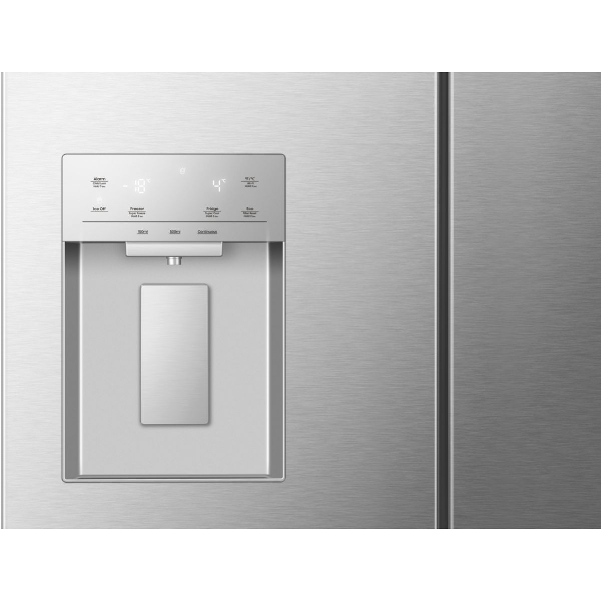 Réfrigérateur multi portes RF815N4SESE couleur unique, HISENSE