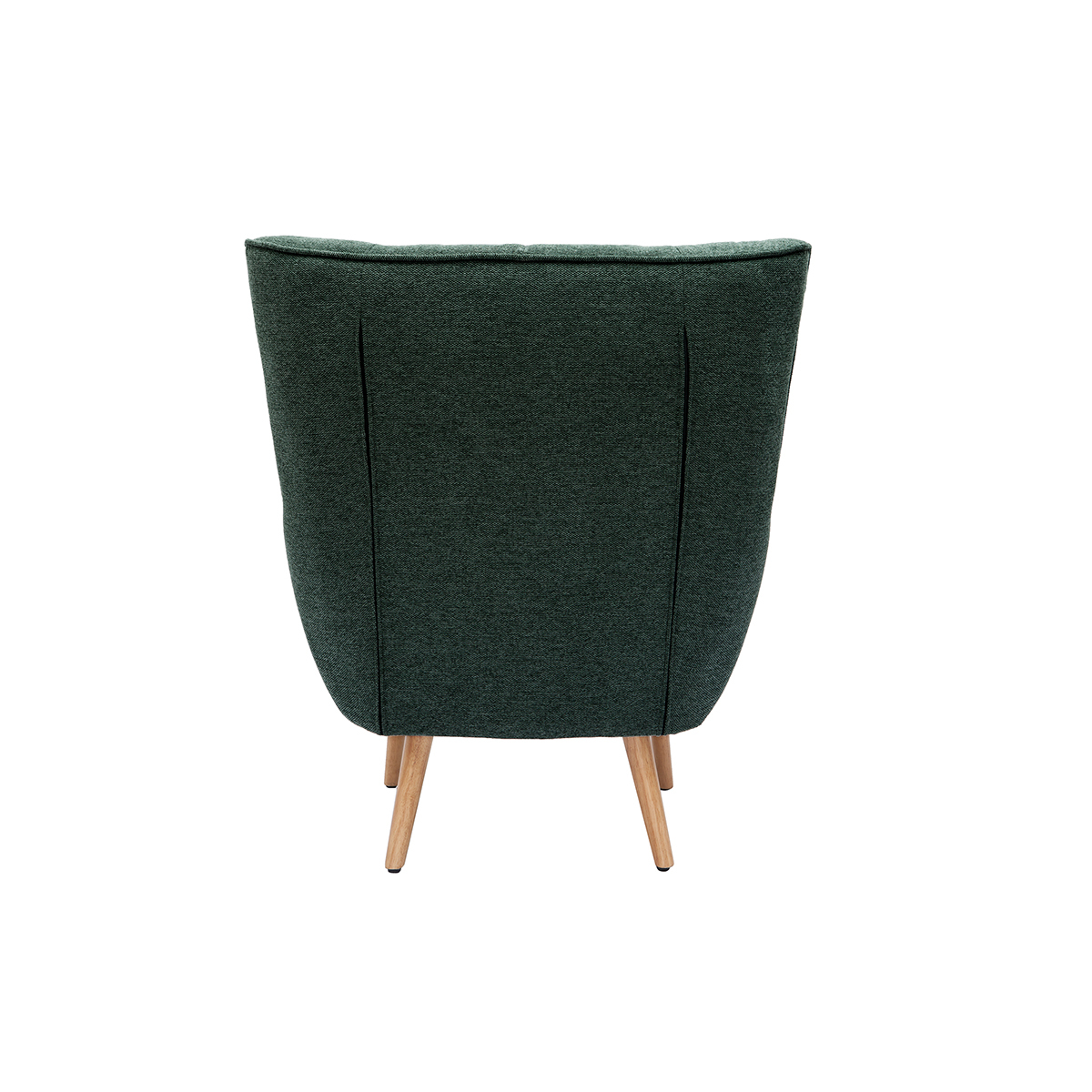 Fauteuil scandinave AVERY vert, MILIBOO