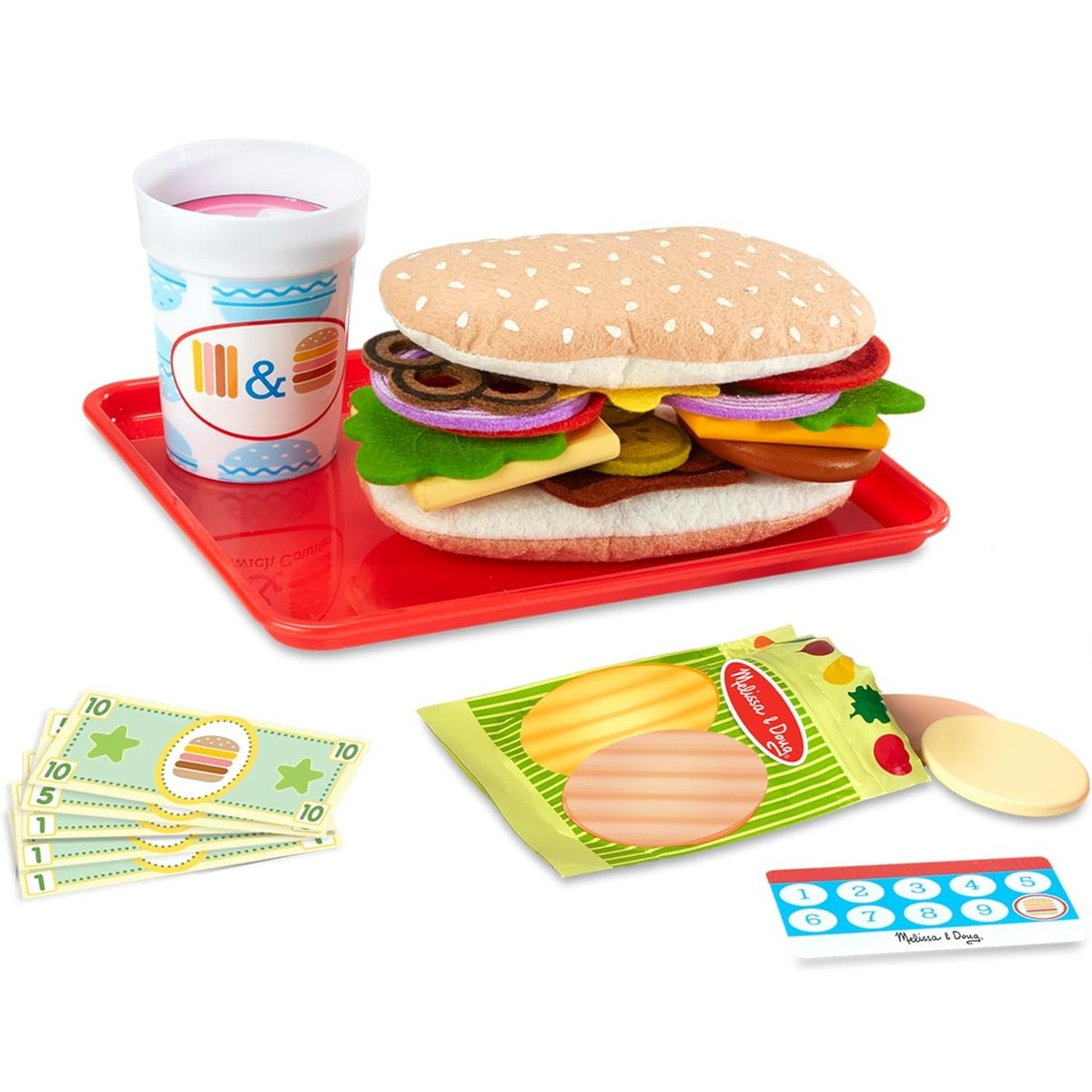 Comptoir à sandwichs en bois beige, MELISSA & DOUG