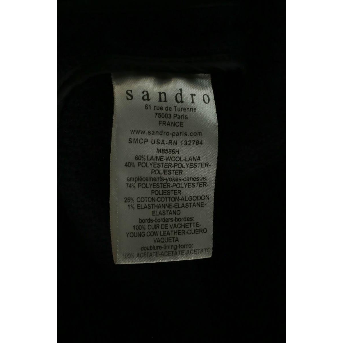 Veste - Très Bon État bleu, SANDRO