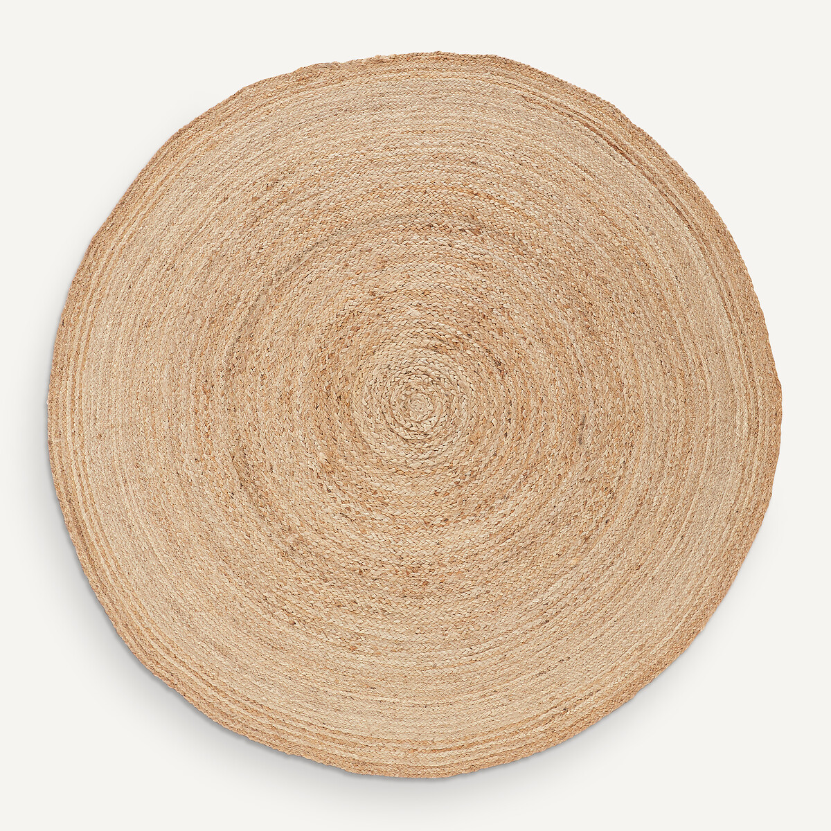 Teppich Hempy, Jute, handgeflochten, rund Ø 160 cm natur, AM.PM