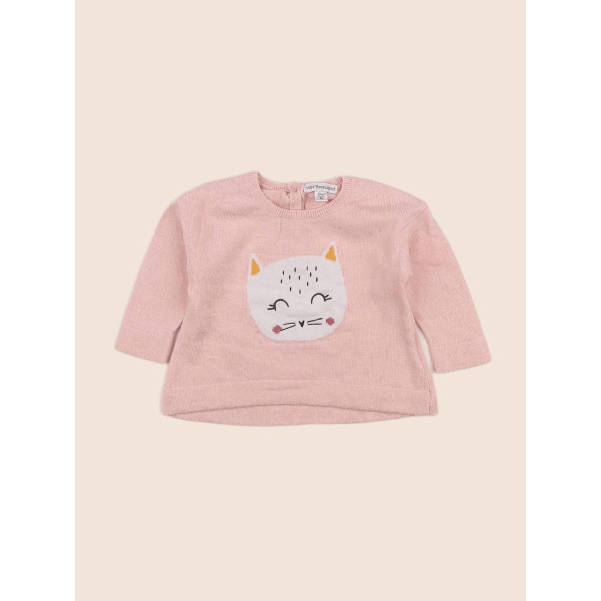 Pull - Très bon état rose, VERTBAUDET
