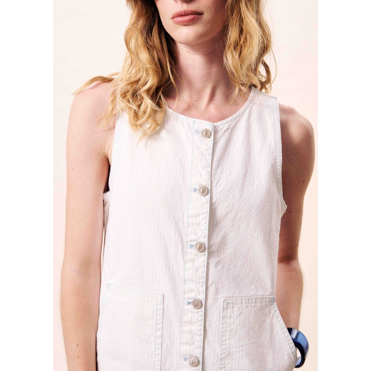 Robe CALYPSO beige crème, FRNCH