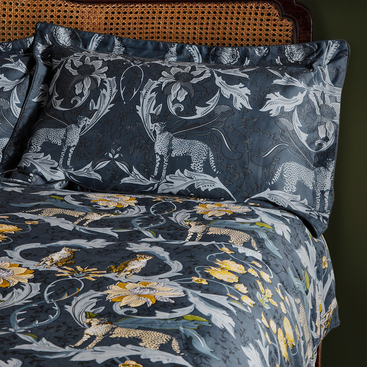 Nouvilla 100% Cotton Duvet Cover and Pillowcase Set blue, PAOLETTI