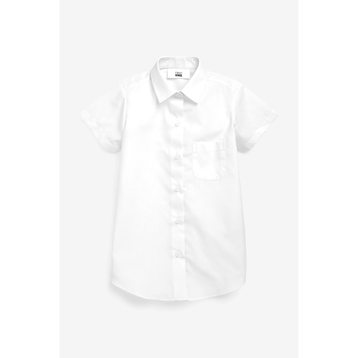 Chemises manches courtes, lot de 2 blanc, NEXT