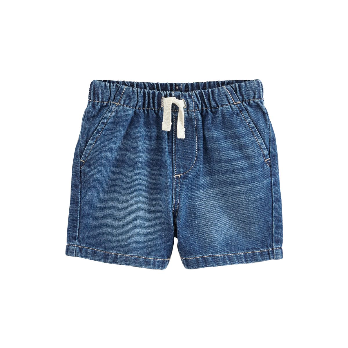 Short à enfiler bleu moyen, NEXT