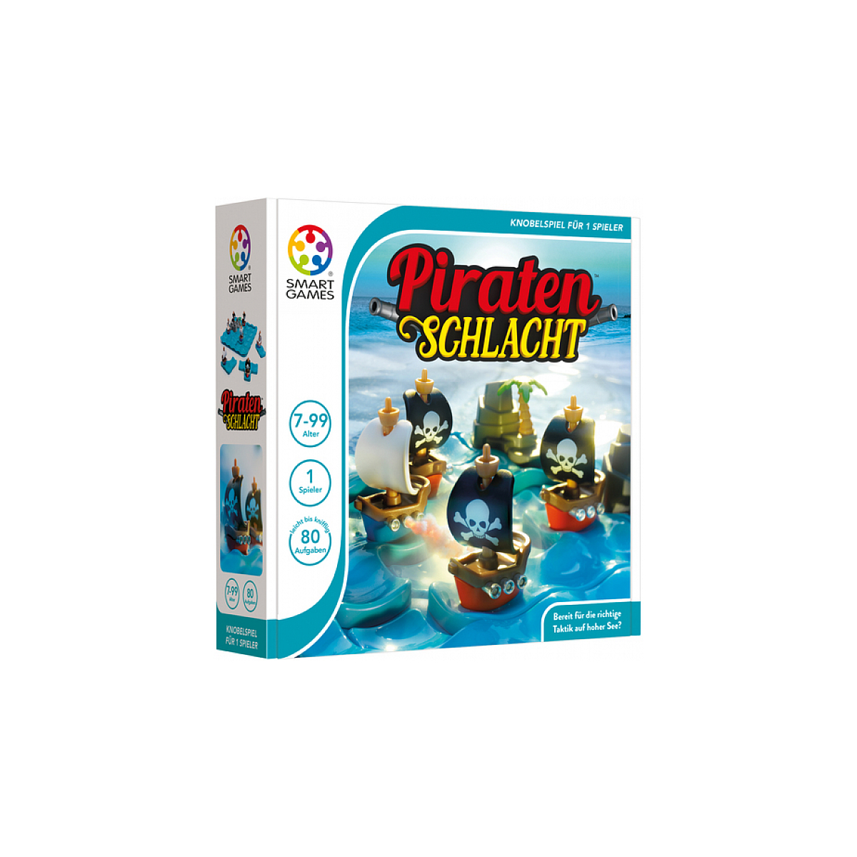 SmartGames jeu de logique Pirates en vue! aqua, SMART GAMES