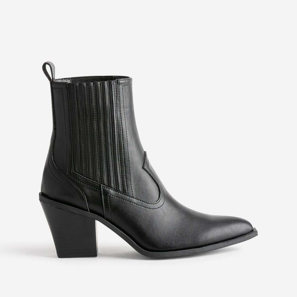 Boots À Talon SAIMA noir, TEXTO