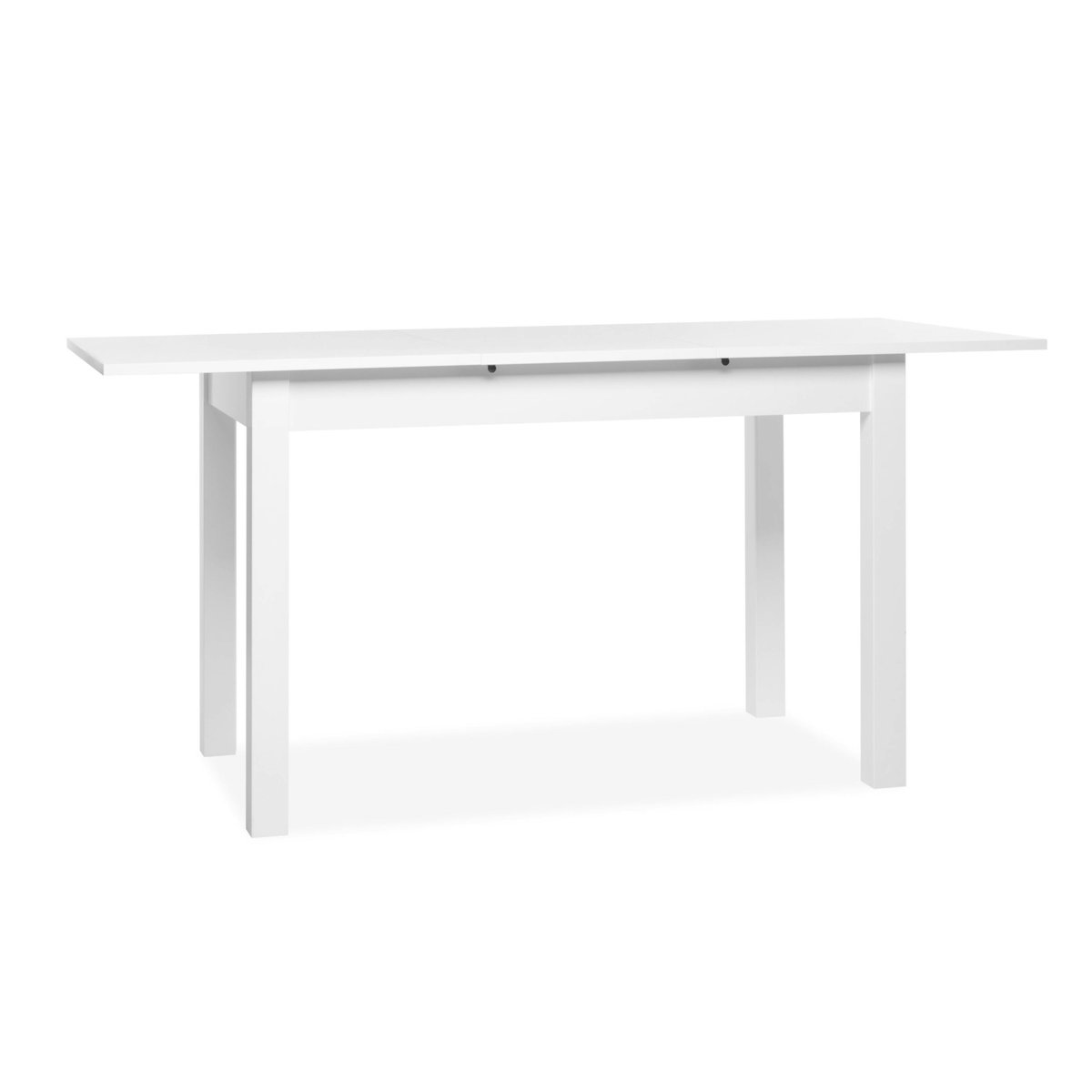 Table repas 6/8 places extensible, bistrot moderne ALVA blanc, PIER IMPORT