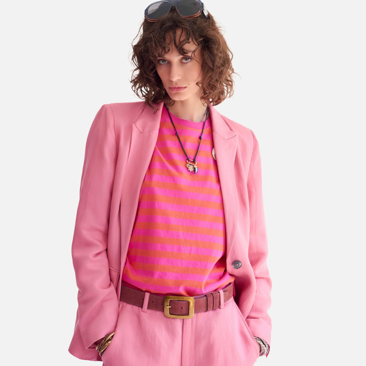 Veste VOLINE 26s rose poudré, MKT STUDIO