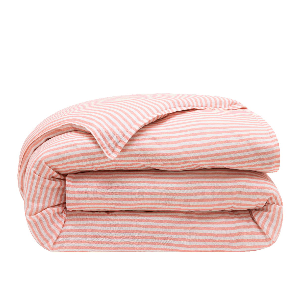 Housse de couette en Coton/Lin, NUANCES blush, LE JACQUARD FRANCAIS