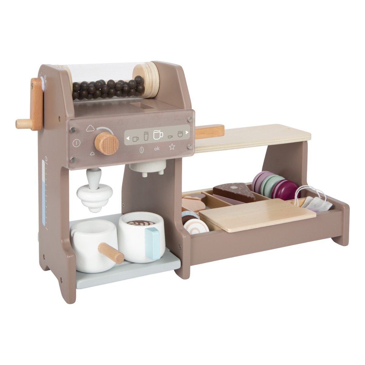Set de café barista marron, SMALL FOOT COMPANY