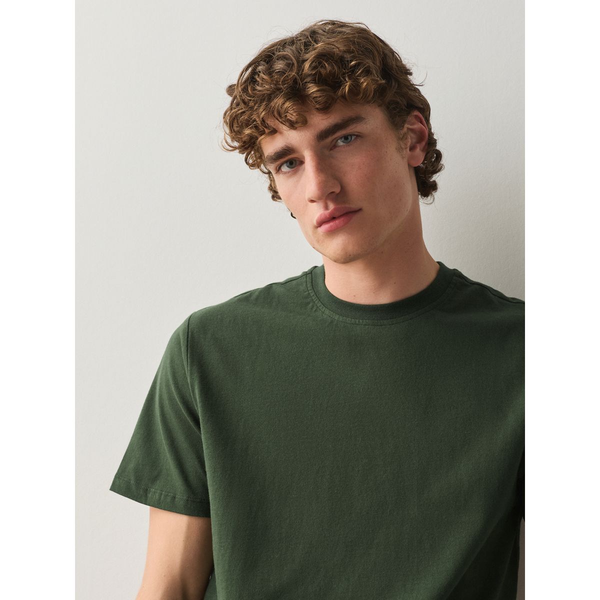 Pyjama confortable en jersey manches courtes vert, NEXT