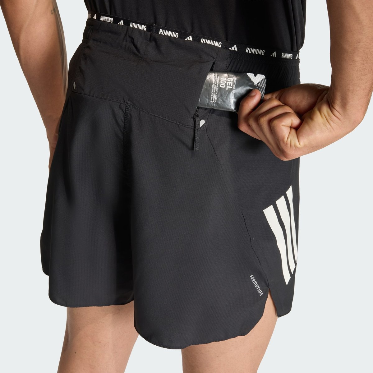 Short de running, ADI365 FORMOTION black, adidas Performance