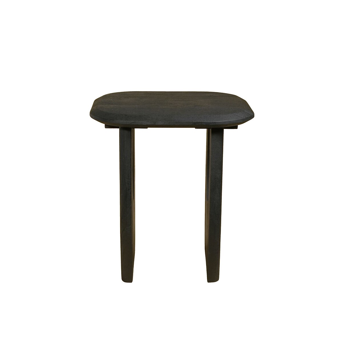 Shou Oval Mango Wood Side Table black, ÉDITÉ
