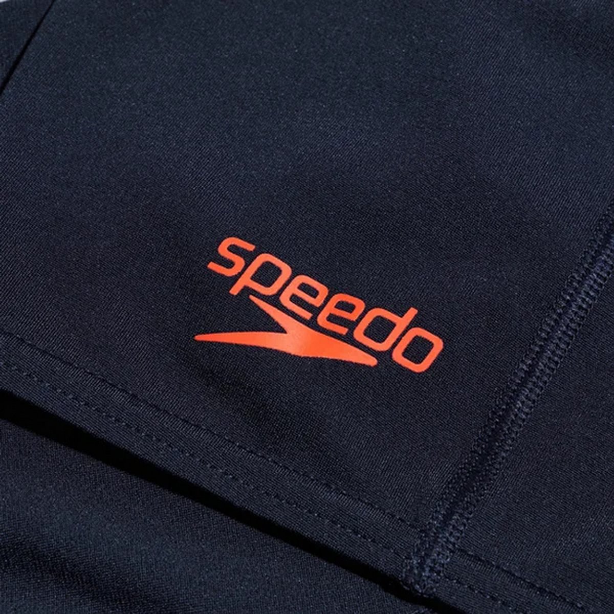 Jammer de natation motif/style à rayures bleu marine / orange, SPEEDO