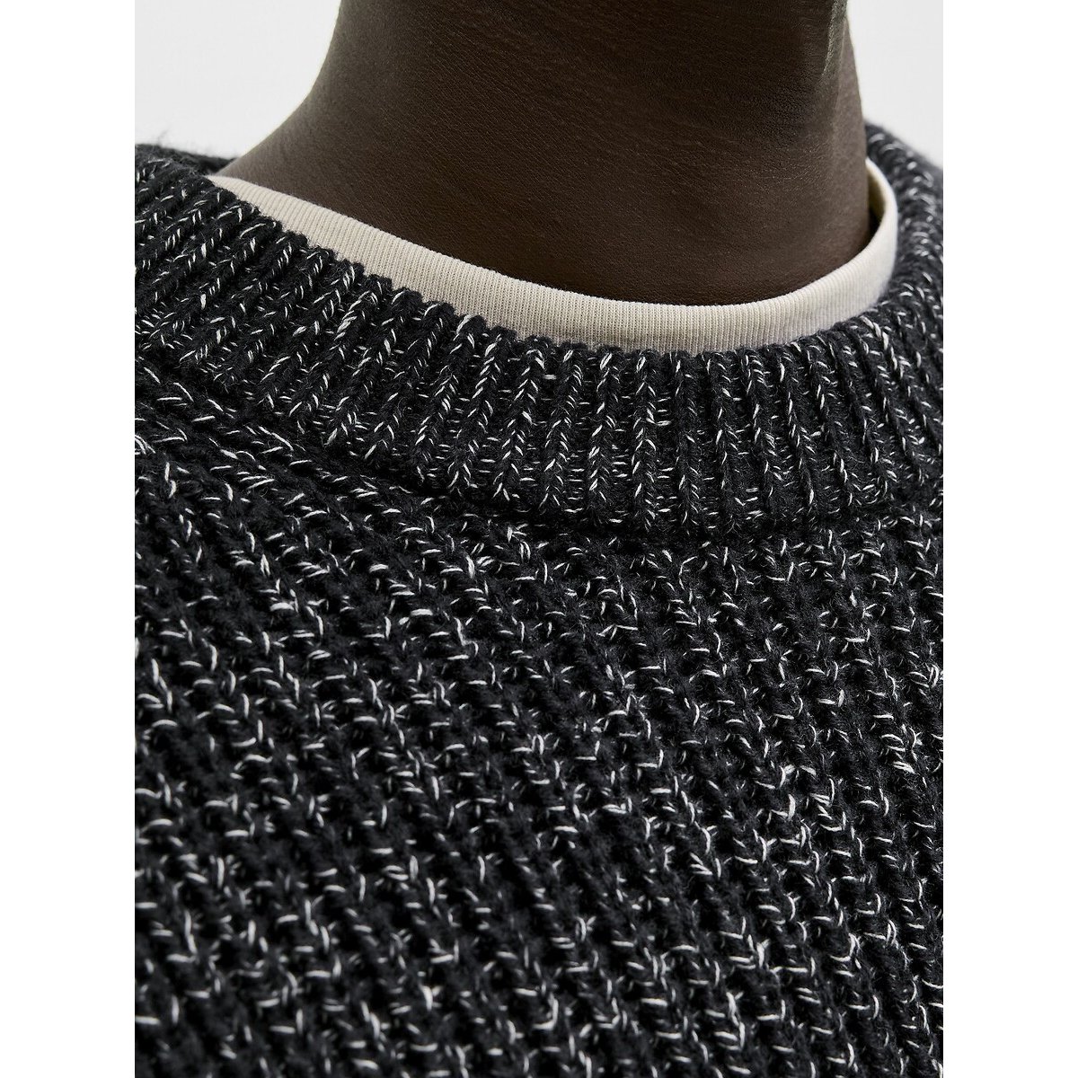 Maglione girocollo blu, JACK & JONES