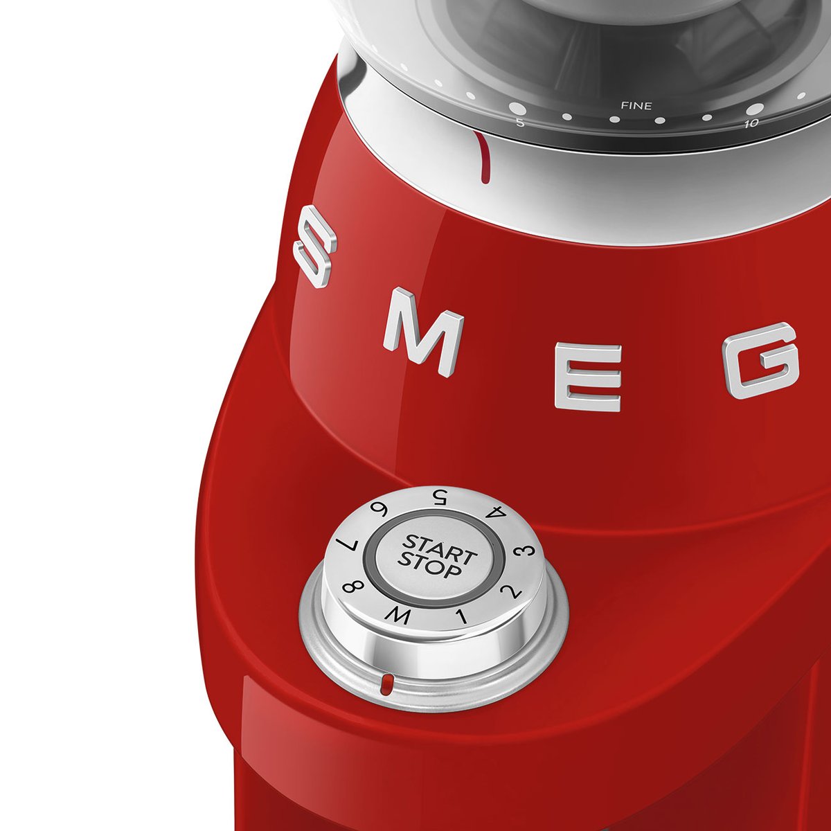 Broyeur à cafe CGF03 rouge brillant, SMEG