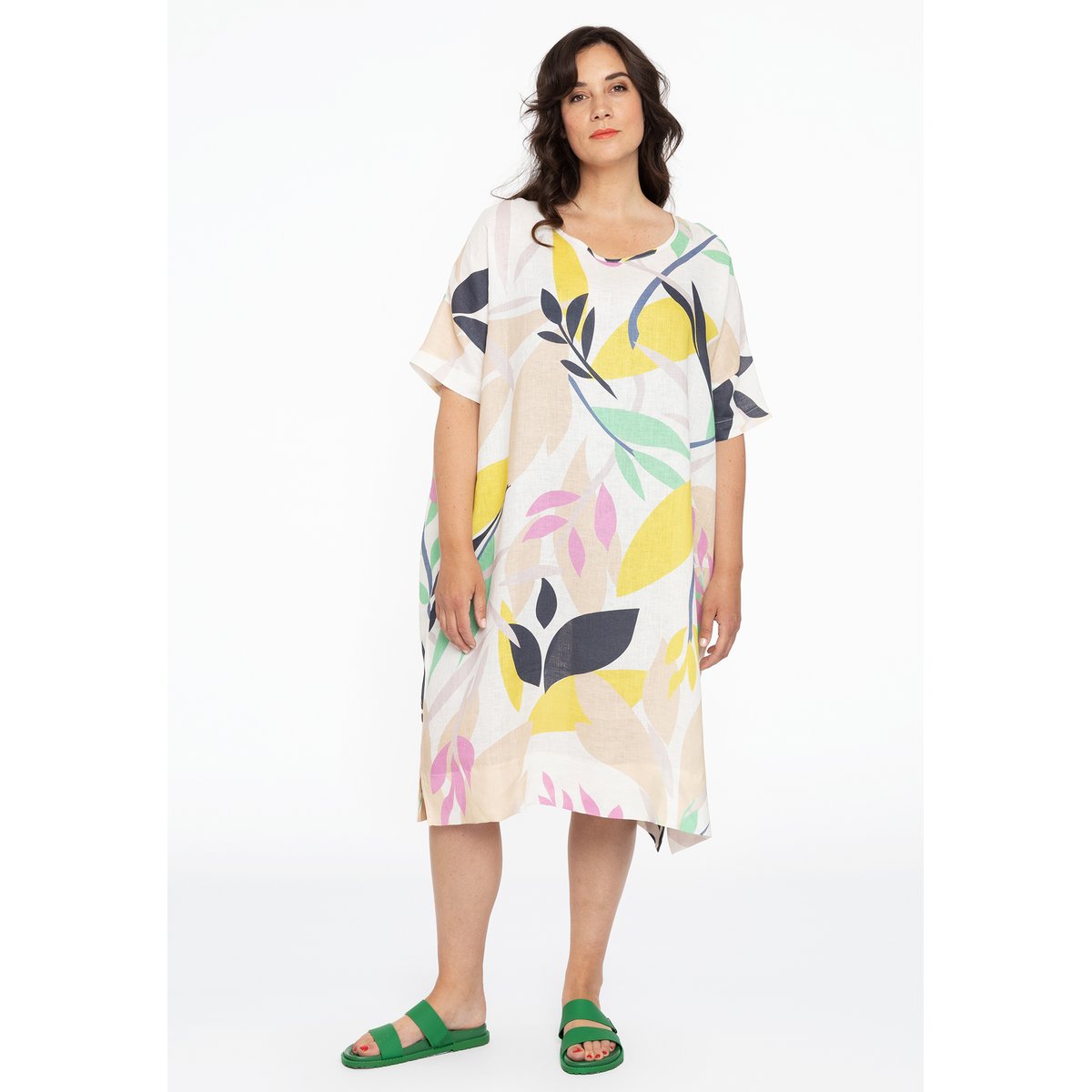 Robe avec poches blanc, YOEK