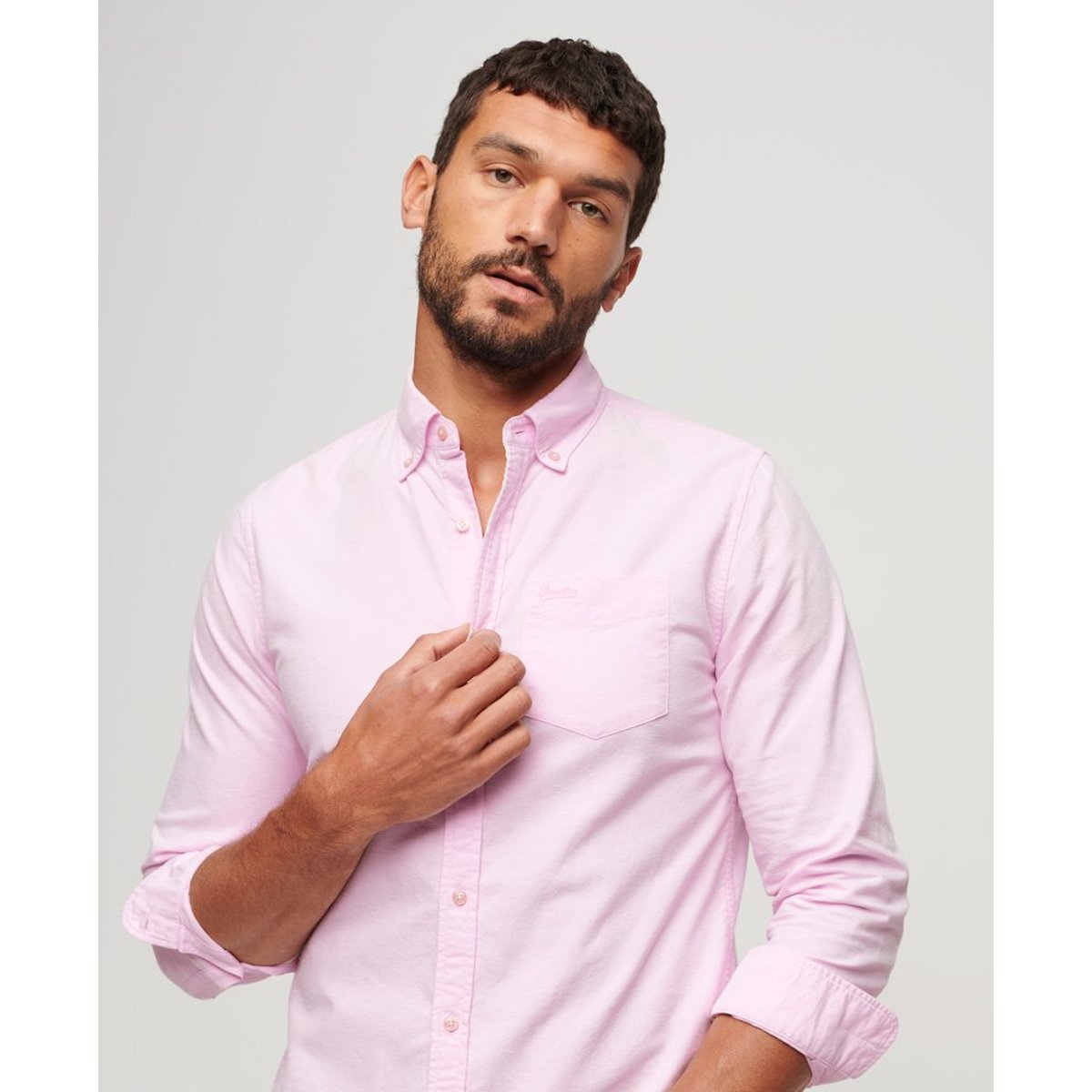 Chemise Oxford rose urbain, SUPERDRY