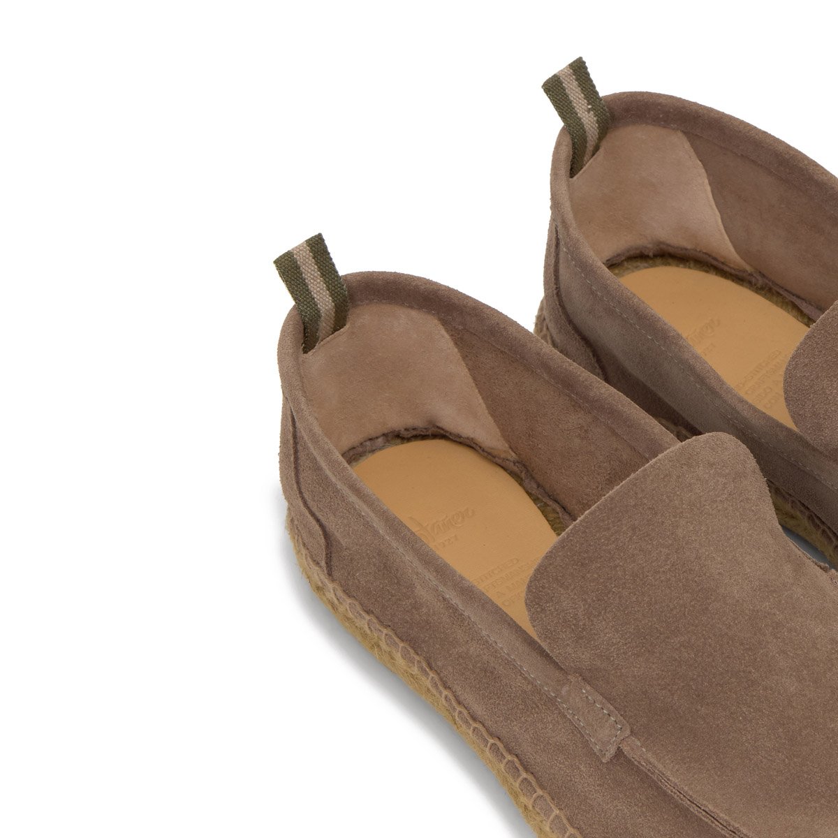Espadrilles plates style mocassin NINO taupe, CASTANER