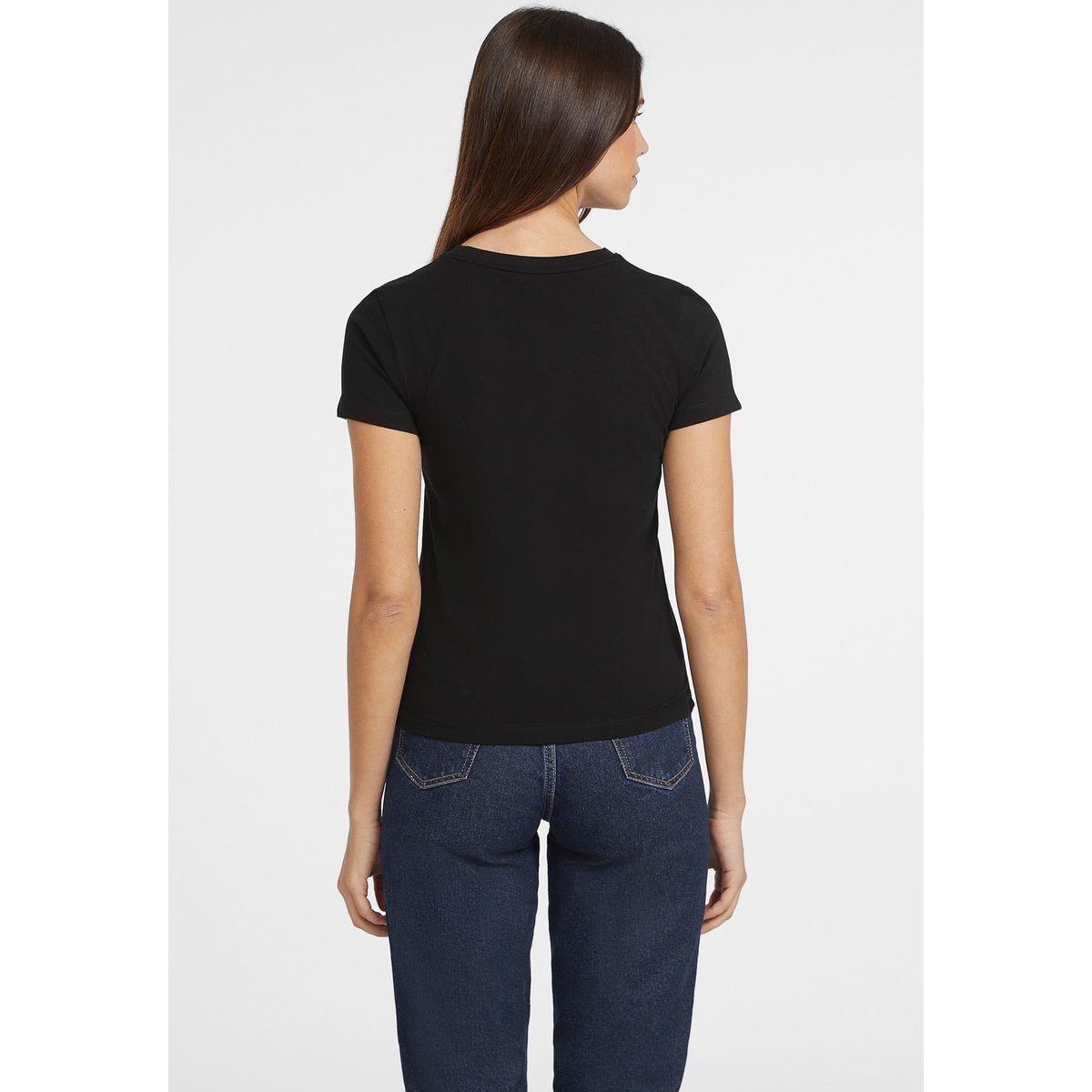T-Shirt Slim American Tradition noir, GUESS JEANS