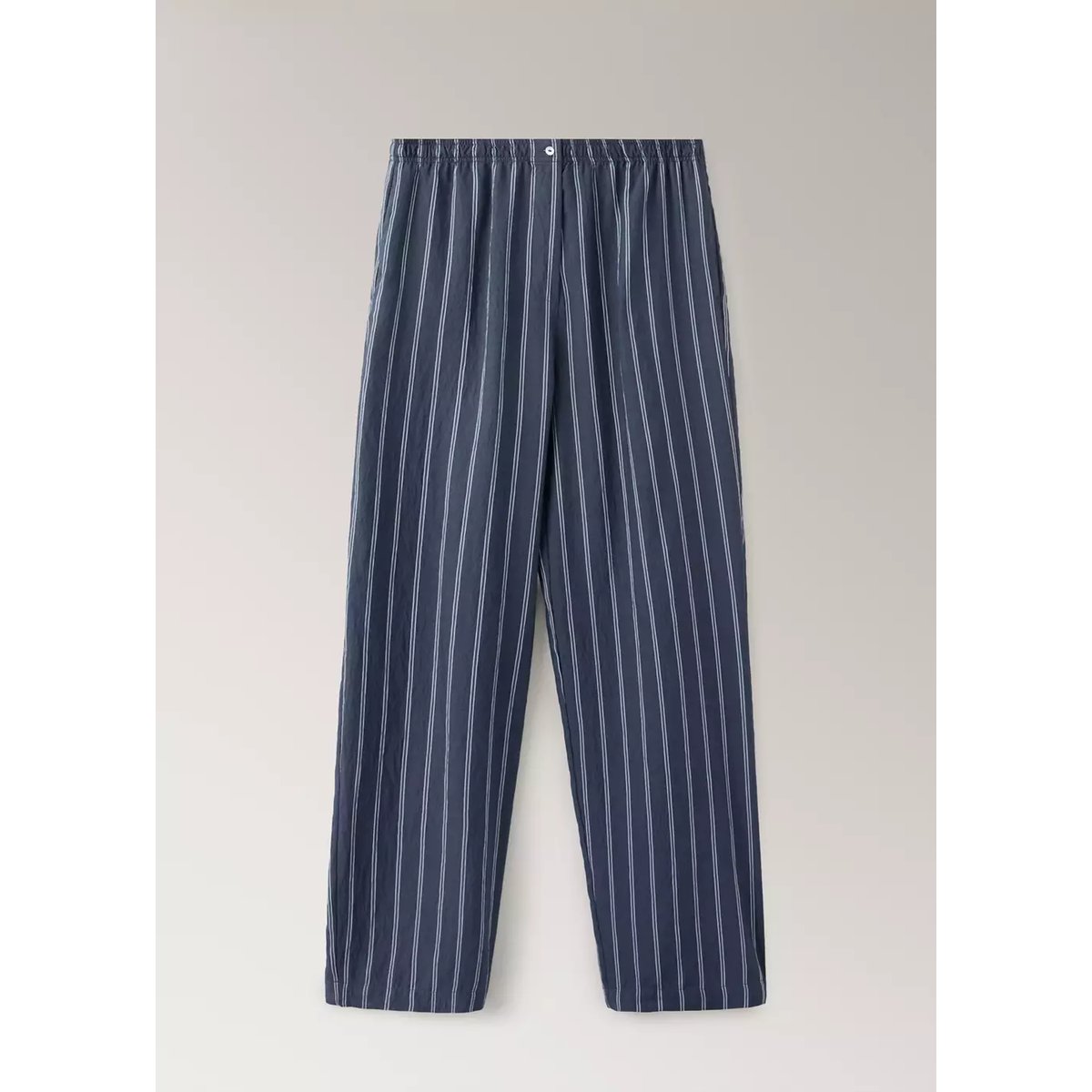 Pantalon pyjama rayures bleu marine, MANGO