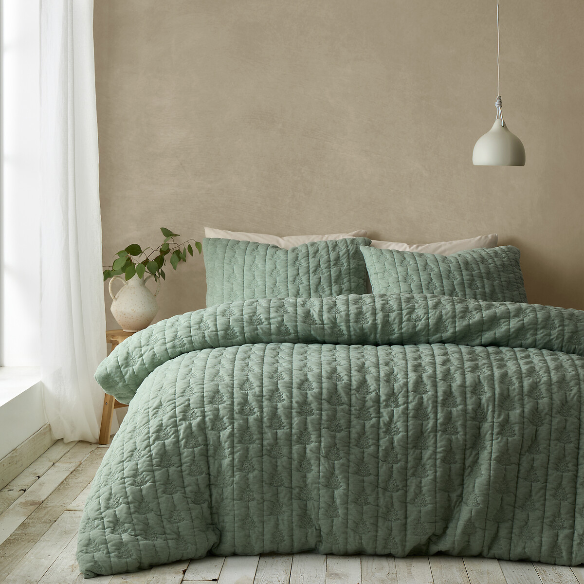 Tamba Leaf Pinsonic Duvet Cover And Pillowcase Set green, PINEAPPLE ELEPHANT