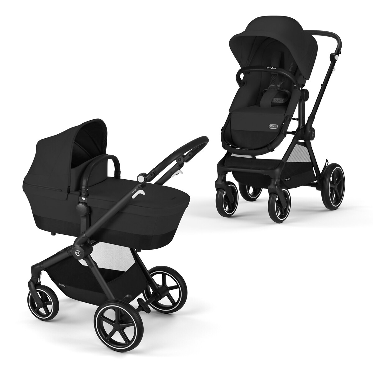 Poussette Eos Lux 2en1 522003825 noir, CYBEX