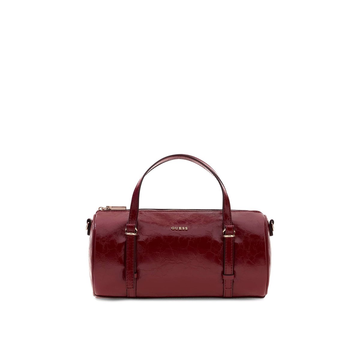 Taylor Mini Barrel Satchel rouge, GUESS