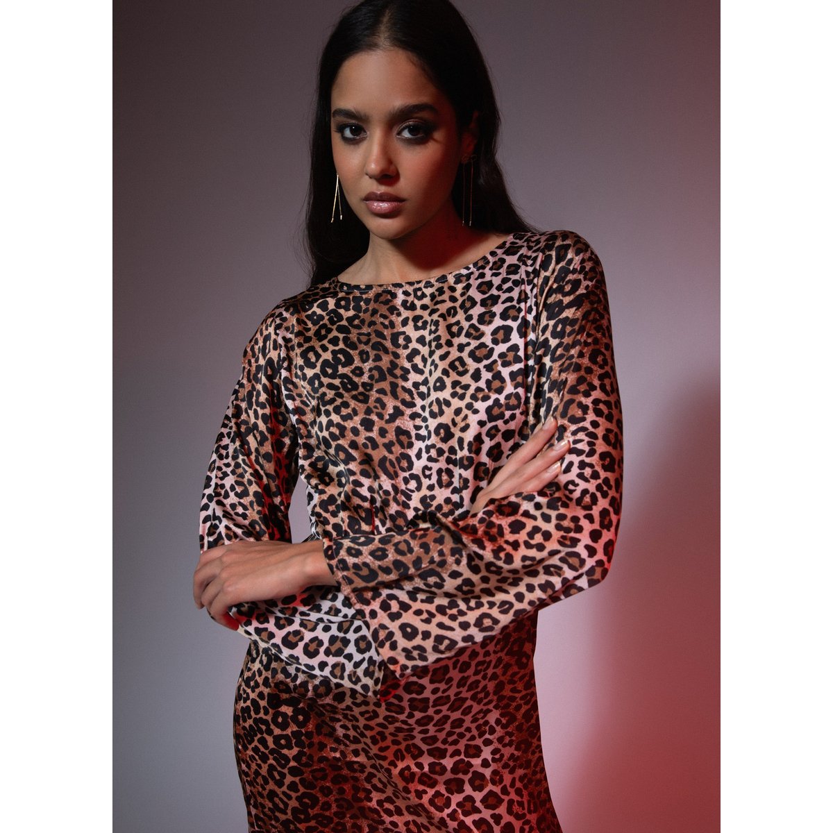 Robe Midi OMELIE louvy chocolat, AN'GE