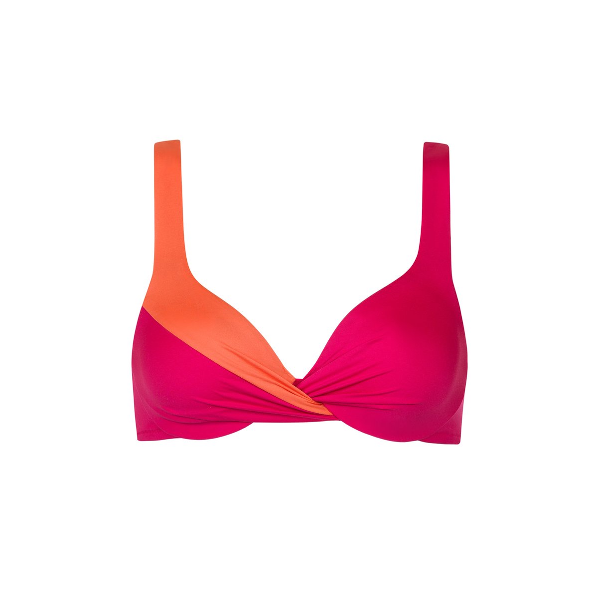 Haut maillot de bain armaturé Laos rose, LISCA