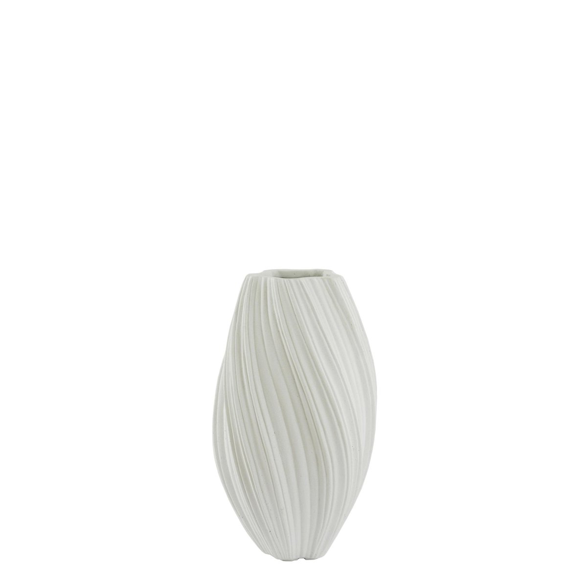 Vase Pierre YATUNG blanc, LIGHT & LIVING 