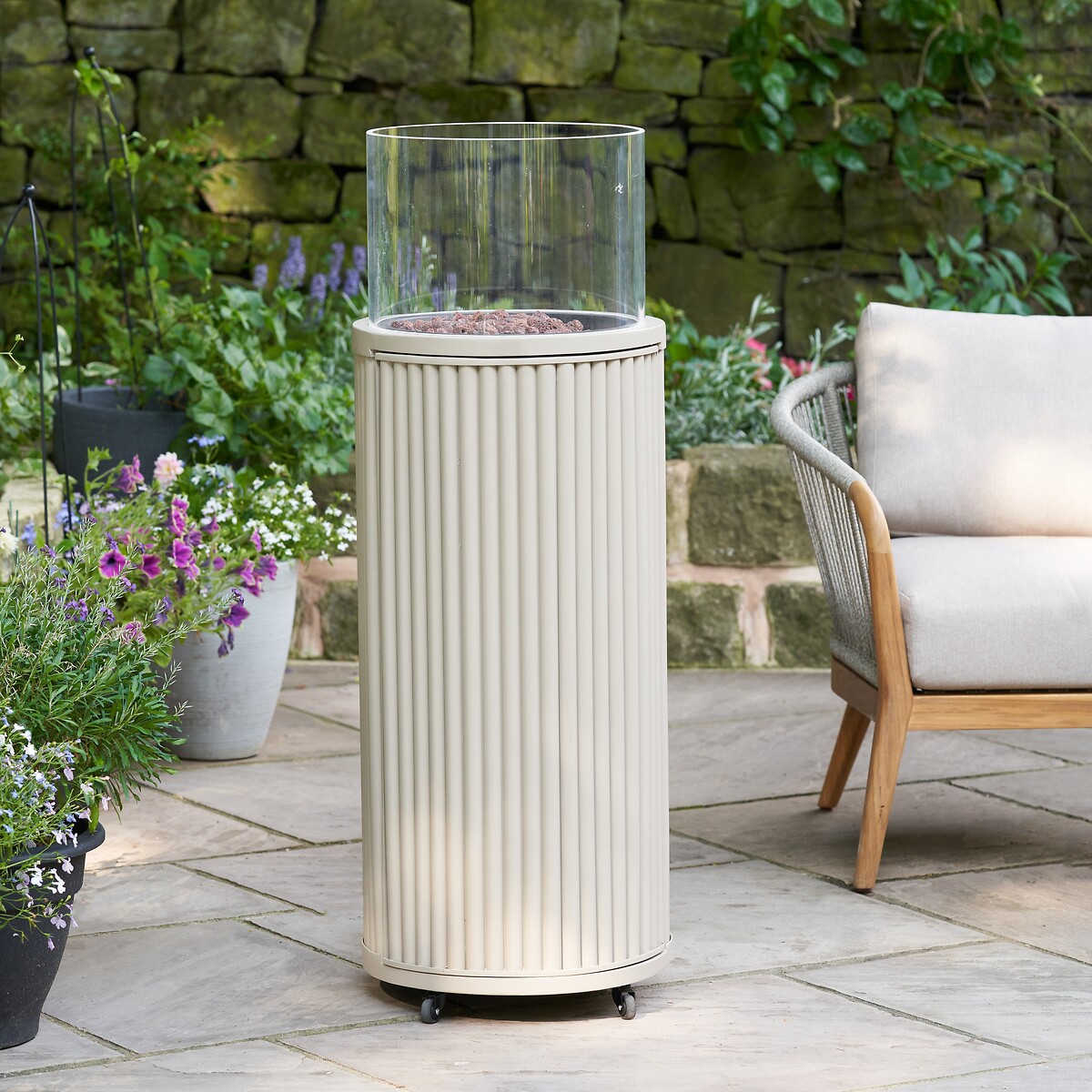 Cosipillar Tube Sandy Beige Fire Lantern sandy beige, COSI
