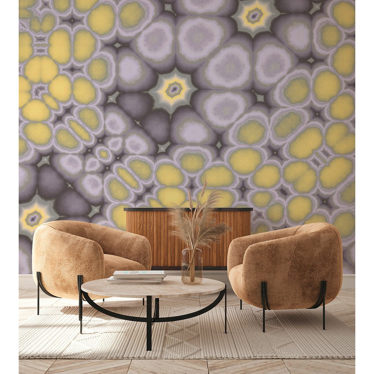 Papel de parede Center Shock, INTERELIFE multicolor, INTERELIFE