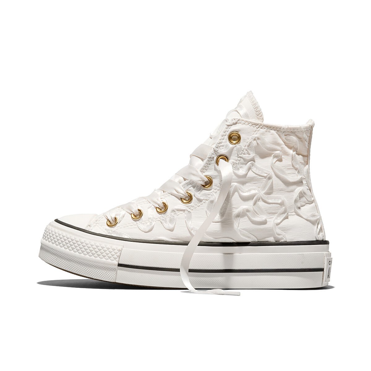 Scarpe da ginnastica CHUCK TAYLOR ALL STAR LIFT HI RIBBON LACE ecru , CONVERSE