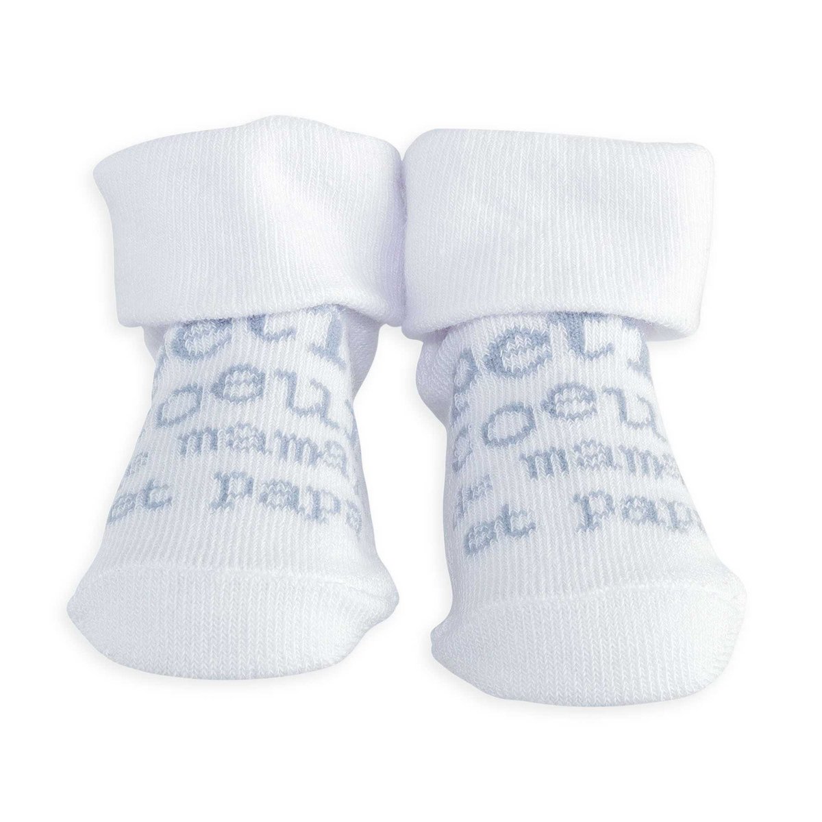 Chaussettes pour bébé - petit coeur blanco, TROIS KILOS SEPT
