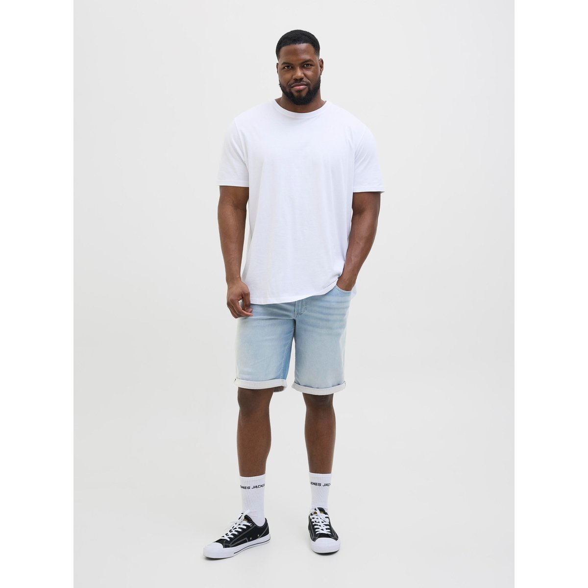 Short En Denim blue denim, JACK & JONES
